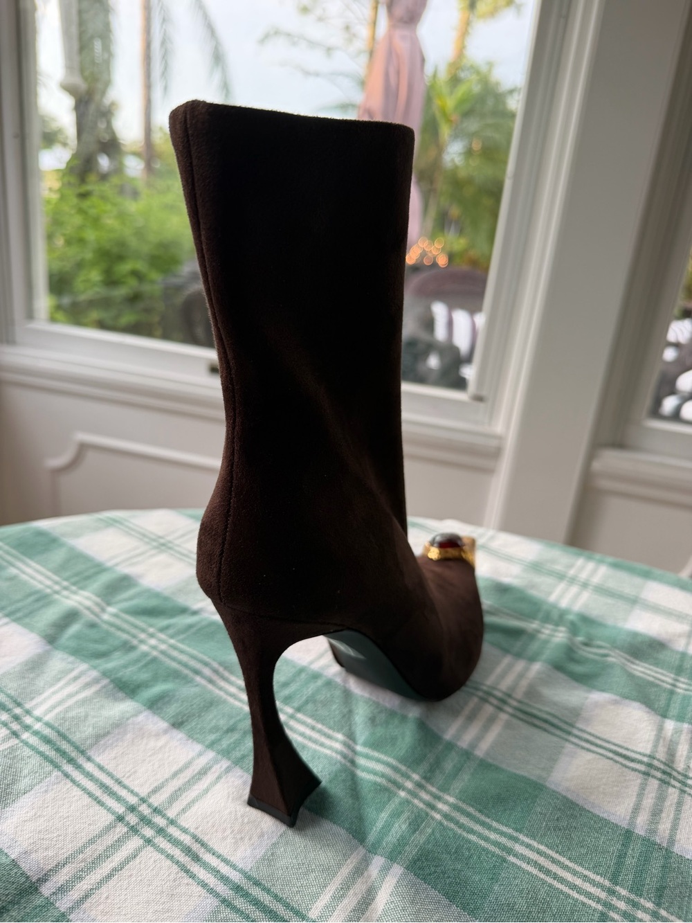 Jeffrey Campbell “the stone “espresso brown suede size 6 nwt sold out - Picture 4 of 9